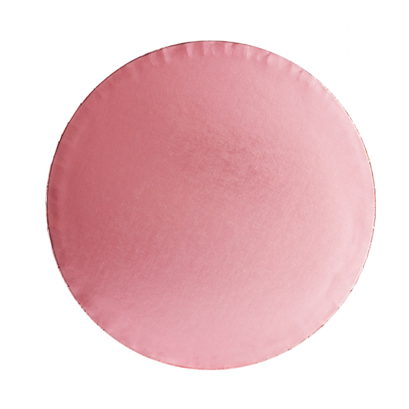 Tambour à gâteau rose or 35 Ø x 1.2cm