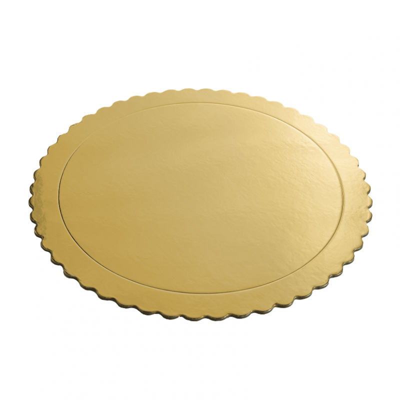 Tortenplatte Gold 30 Ø x 3mm