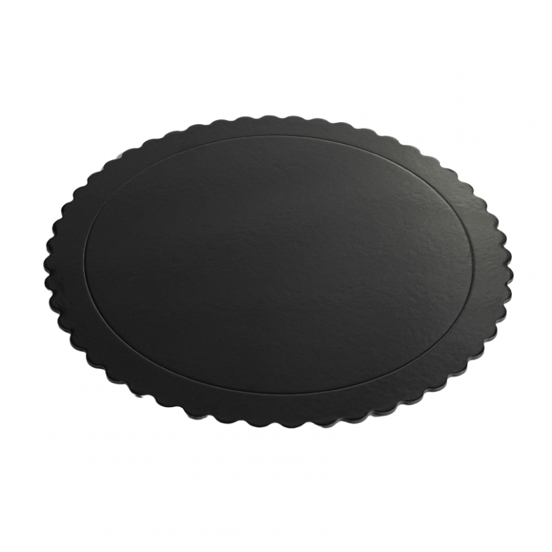 Tortenplatte Schwarz 30 Ø x 3mm
