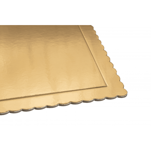 Tortenplatte Gold 25 x 35 x 3mm