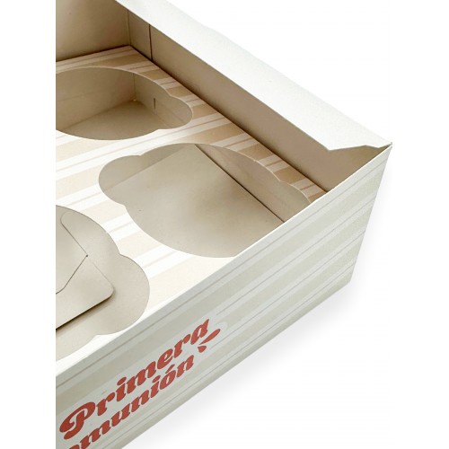 Box 4 Cupcakes " Kommunionmädchen " Pastry Colours