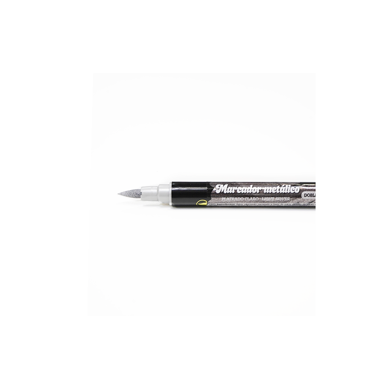 Silber Metallic Marker Double Point  - Pastry Colours
