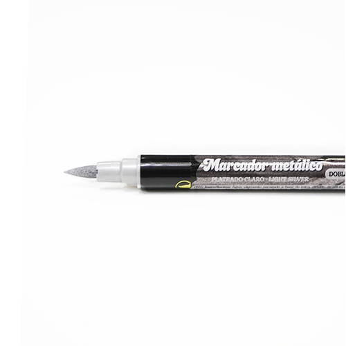 Silber Metallic Marker Double Point  - Pastry Colours
