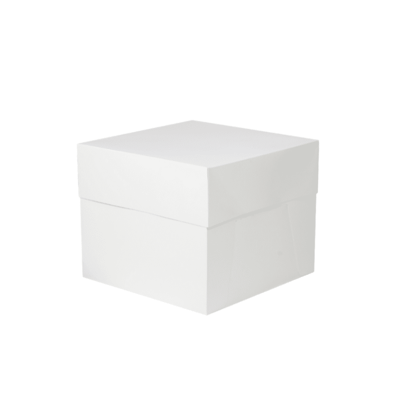 Caja tarta Blanca 25 x 25 x 15.2 cm